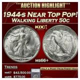 *Highlight* 1944-s Walking Liberty Half Dollar Nea