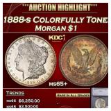 *Highlight* 1888-s Morgan Dollar Colorfully Toned