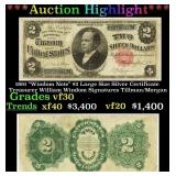 *Highlight* 1891 "Windom Note" $2 Large Size Silve