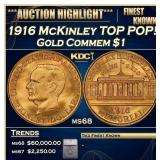 *Highlight* 1916 McKinley Gold Commem Dollar TOP P