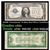 1928B "Funnyback" $1 Blue Seal Silver Certificate