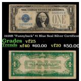 1928B "Funnyback" $1 Blue Seal Silver Certificate