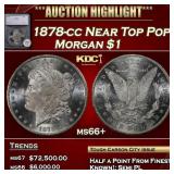 *Highlight* 1878-cc Morgan Dollar Near Top Pop! $1