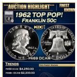 *Highlight* 1962 Proof Franklin Half Dollar TOP PO