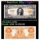 *Highlight* 1922 $20 Large Size Gold Certificate G