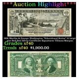 *Highlight* 1896 Martha & George Washington "Educa