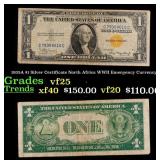 1935A $1 Silver Certificate North Africa WWII Emer