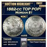 *Highlight* 1882-cc Morgan Dollar TOP POP! $1 ms68