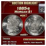 *Highlight* 1885-s Morgan Dollar $1 ms65+ SEGS (fc