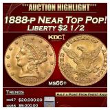 *Highlight* 1888-p Gold Liberty Quarter Eagle Near