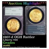 *Highlight* PCGS 1907-d Gold Liberty Double Eagle
