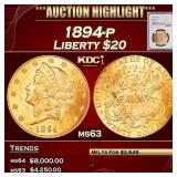 *Highlight* NGC 1894-p Gold Liberty Double Eagle $