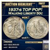 *Highlight* 1937-s Walking Liberty Half Dollar TOP