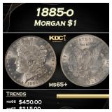 1885-o Morgan Dollar $1 Grades GEM+ Unc