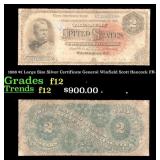 1886 $2 Large Size Silver Certificate General Winf
