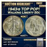 *Highlight* 1943-s Walking Liberty Half Dollar TOP