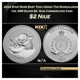 2022 Star Wars Baby Yoda Grogu The Mandalorian 1oz