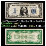 1934 "Funnyback" $1 Blue Seal Silver Certificate G