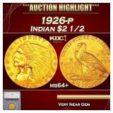 *Highlight* 1926-p Gold Indian Quarter Eagle $2 1/