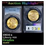 *Highlight* PCGS 1904-s Gold Liberty Double Eagle