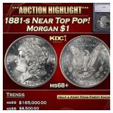 *Highlight* 1881-s Morgan Dollar Near Top Pop! $1