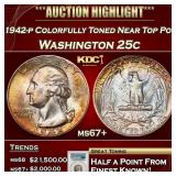 *Highlight* PCGS 1942-p Washington Quarter Colorfu