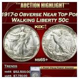 *Highlight* 1917-d Obverse Walking Liberty Half Do