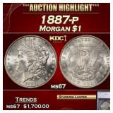 *Highlight* 1887-p Morgan Dollar $1 ms67 SEGS (fc)