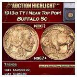 *Highlight* 1913-d TY I Buffalo Nickel Near Top Po