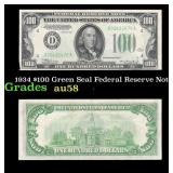 1934 $100 Green Seal Federal Reserve Note Grades C