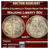 *Highlight* 1945-d Walking Liberty Half Dollar Col