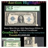 *Highlight* PCGS Rare Mint Error 1923 Speelman/Whi