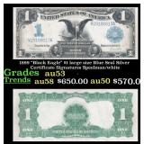 1899 "Black Eagle" $1 large size Blue Seal Silver