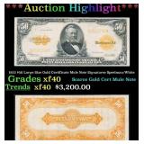 *Highlight* 1922 $50 Large Size Gold Certificate M