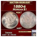 *Highlight* 1880-s Morgan Dollar $1 ms67 SEGS (fc)