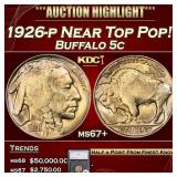 *Highlight* 1926-p Buffalo Nickel Near Top Pop! 5c