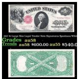 1917 $1 Large Size Legal Tender Note Grades Choice