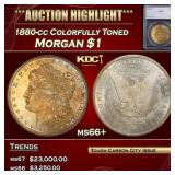 *Highlight* 1880-cc Morgan Dollar Colorfully Toned