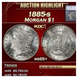 *Highlight* 1885-s Morgan Dollar $1 ms65+ SEGS (fc