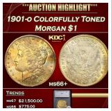 *Highlight* 1901-o Morgan Dollar Colorfully Toned