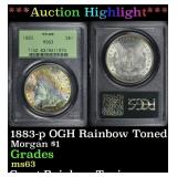 *Highlight* PCGS 1883-p Morgan Dollar OGH Rainbow