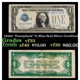 1928A "Funnyback" $1 Blue Seal Silver Certificate