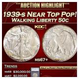 *Highlight* 1939-s Walking Liberty Half Dollar Nea