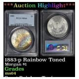 *Highlight* PCGS 1883-p Morgan Dollar Rainbow Tone