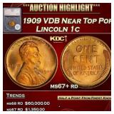 *Highlight* 1909 VDB Lincoln Cent Near Top Pop! 1c