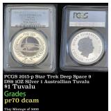 PCGS PCGS 2015-p Star Trek Deep Space 9 DS9 1OZ Si