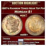 *Highlight* 1887-s Morgan Dollar Rainbow Toned Nea