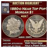 *Highlight* 1880-o Morgan Dollar Near Top Pop! $1