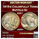 *Highlight* 1915-s Buffalo Nickel Colorfully Toned