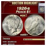 *Highlight* 1926-s Peace Dollar $1 ms65+ SEGS (fc)